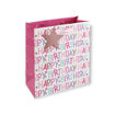 Picture of PINK BIRTHDAY TEXT GIFT BAG